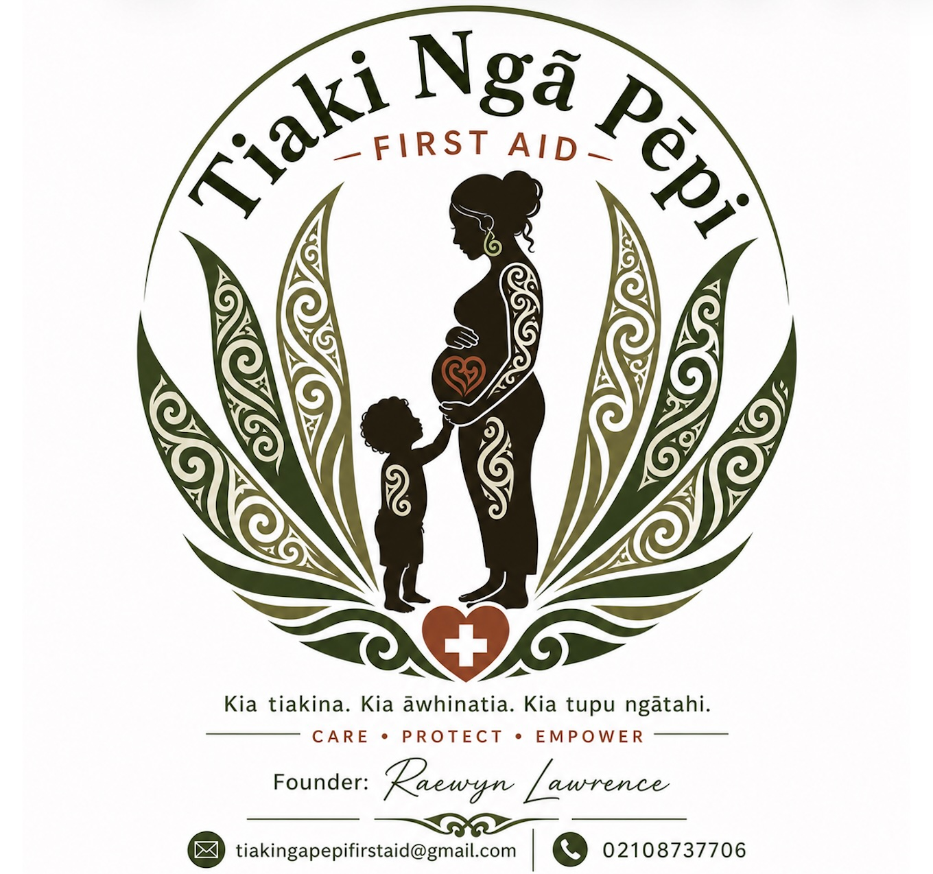 Tiaki Ngā Pēpi First Aid logo